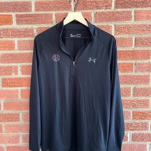 Under Armour Black SEC Logo Pullover